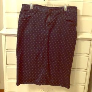 ~BEAUTIFUL ONE~ denim/jean dot skirt